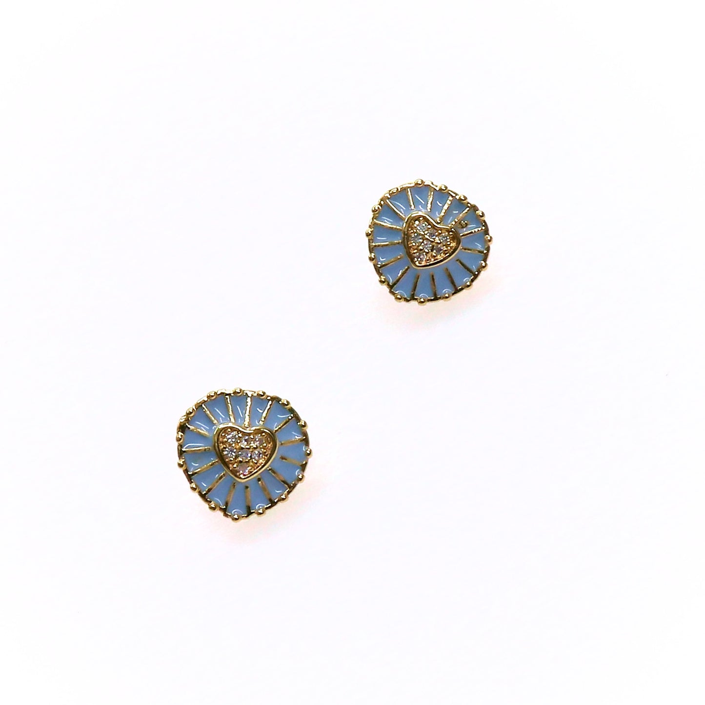 BLUE LOVE STUD