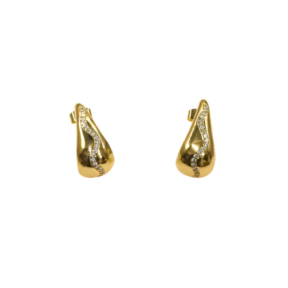 FLAT GOTA EARRING