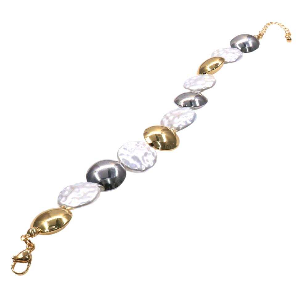 FLAT PEARLS BRACELET