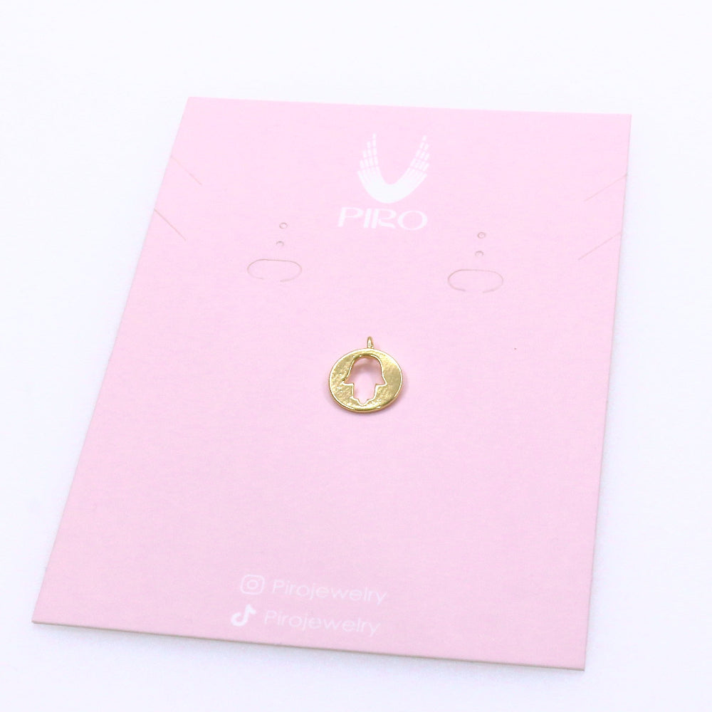 MINI CIRCLE HANDSA CHARM