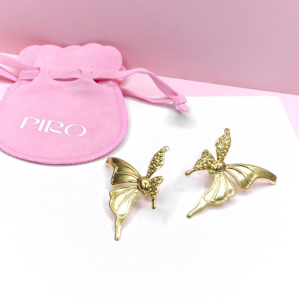 LONG BUTTERFLY EARRING