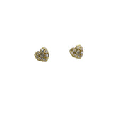 ZIRCONIA HEART EARRING