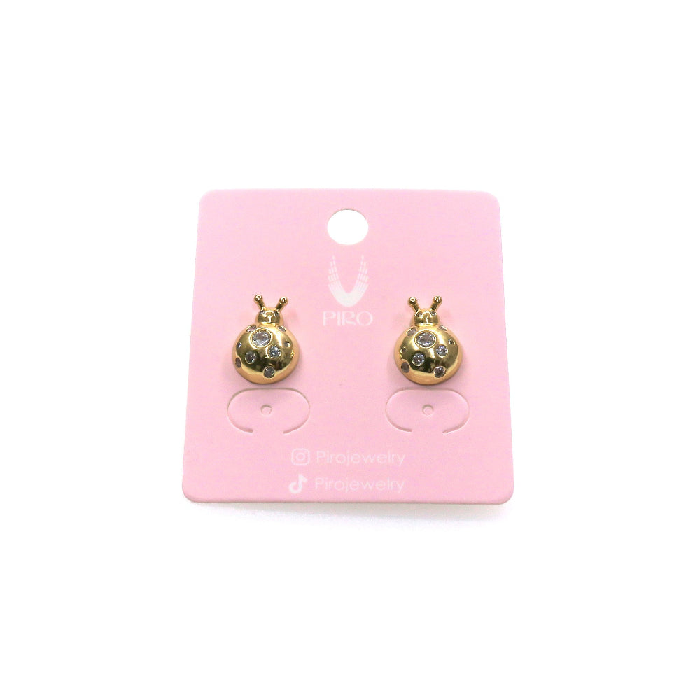 LADYBUG STUD EARRING