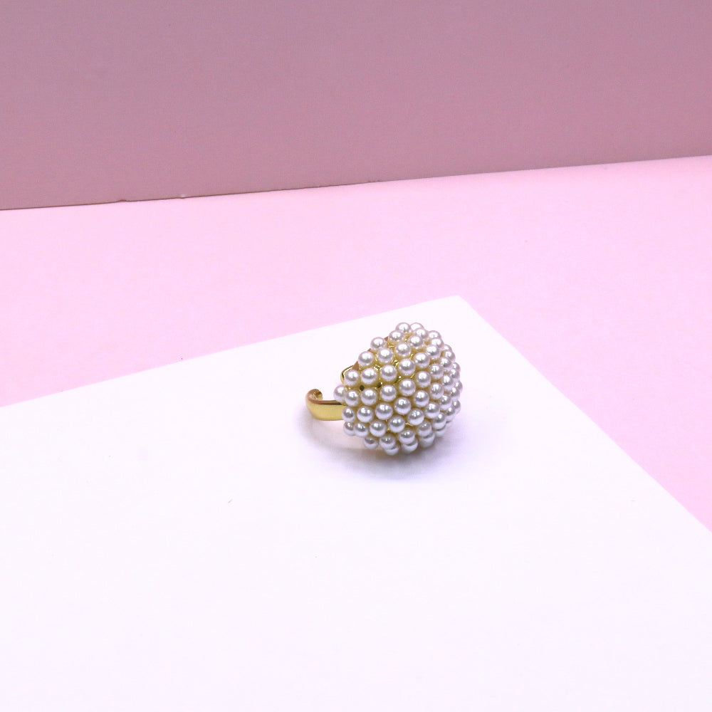 DOME PEARLS RING