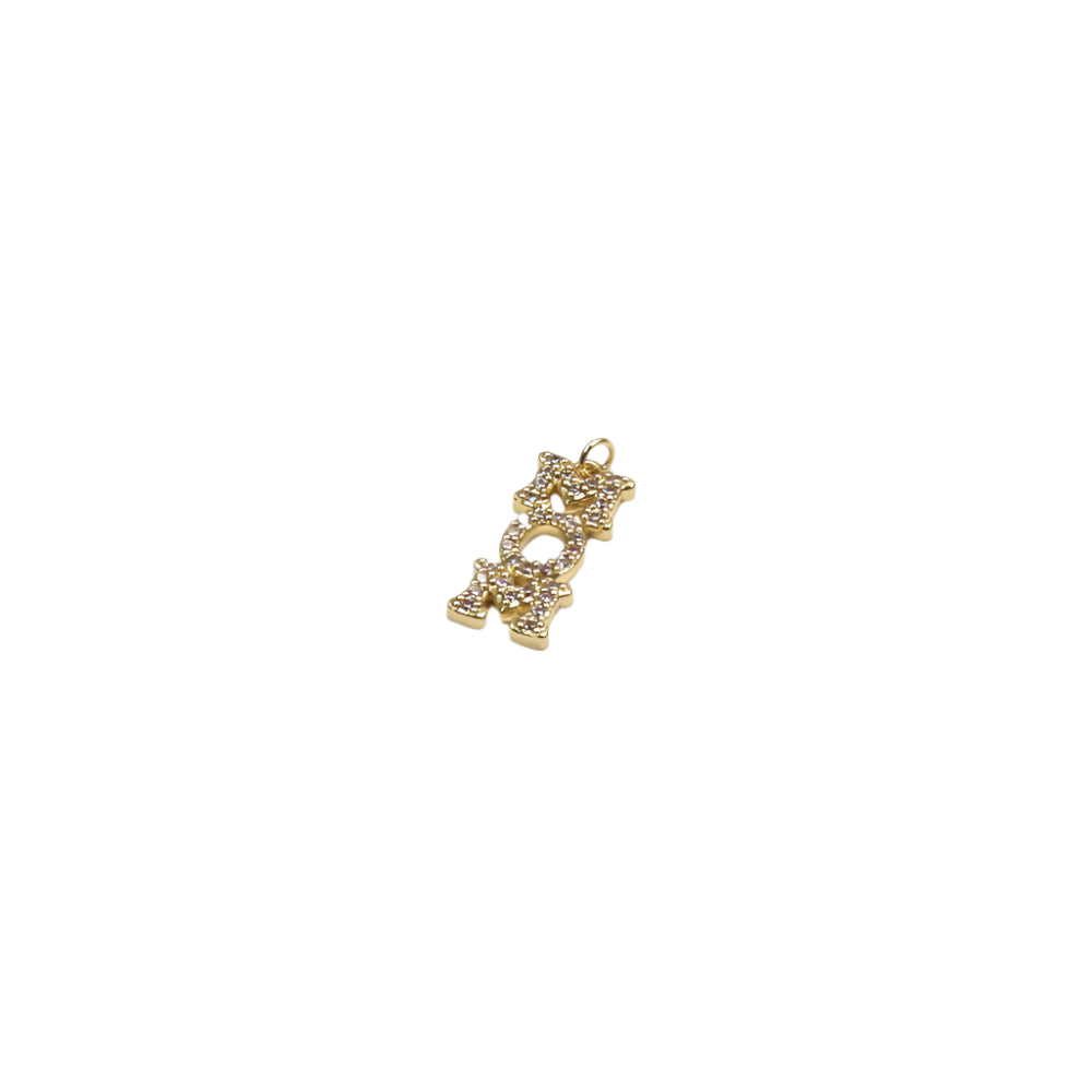 Gold-filled Shine Mom Charm with intricate design and radiant shine for elegant jewelry collections
