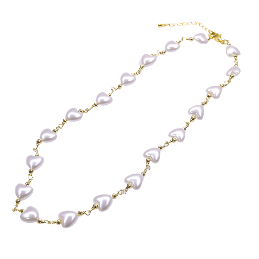 LOVE RIVAR PEARLS COLLAR