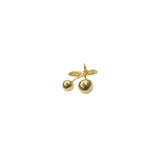 GOLD CHERRY CHARM