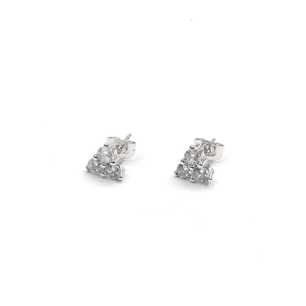 TRIO STONE STUD EARRING