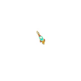 Colorful Enamel Rocket Ship Charm