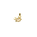 Gemstone & Pavé Crab Charm