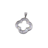 Baguette Clover Pendant