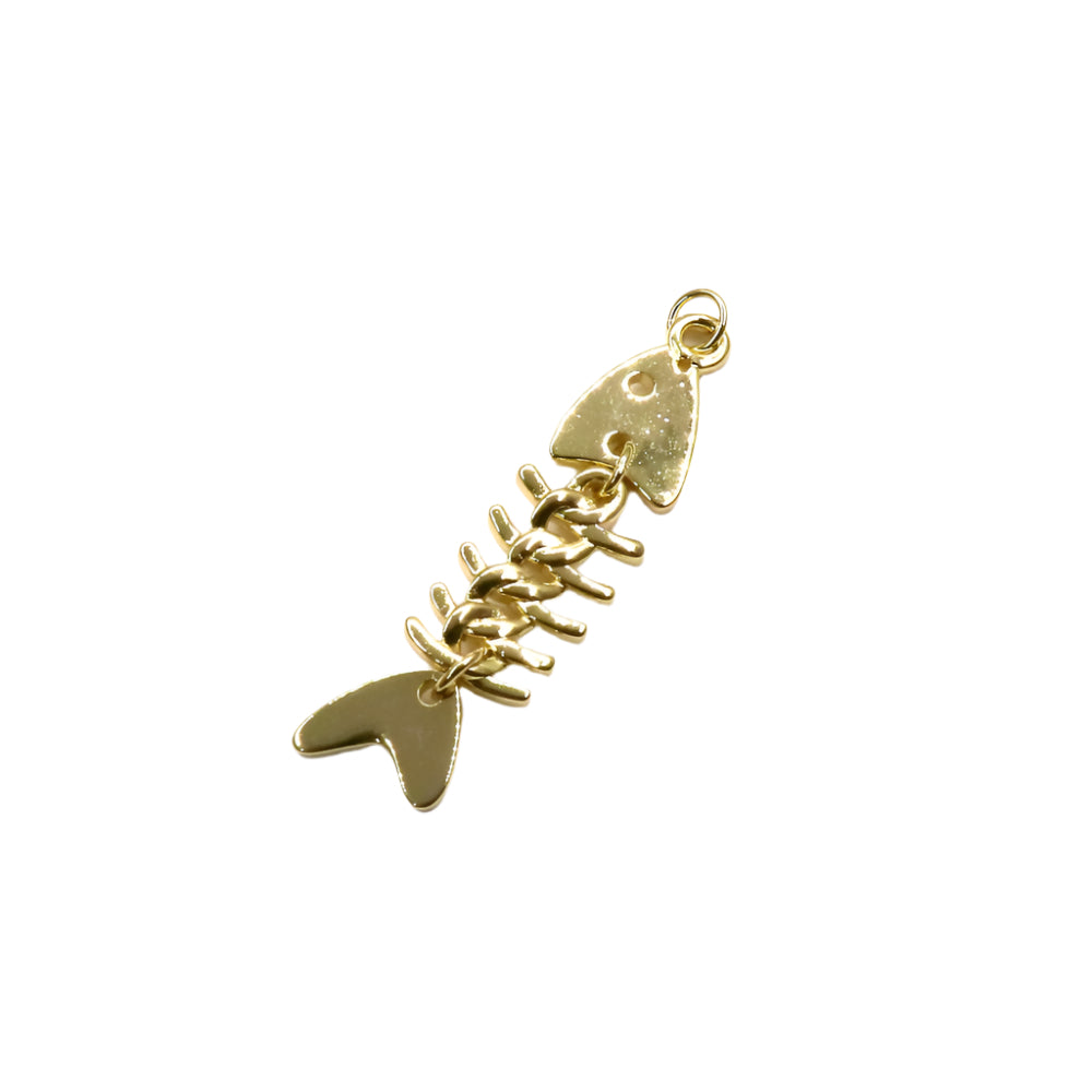 Articulated Fishbone Charm