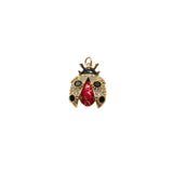 Luxe Pavé & Enamel Ladybug Pendant