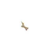 Sparkly Pavé Dog Bone Charm
