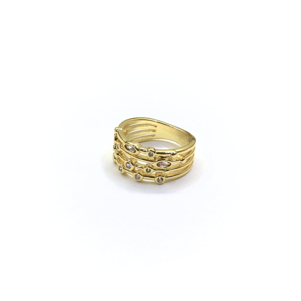 ZIRCONIAS PAVE RING