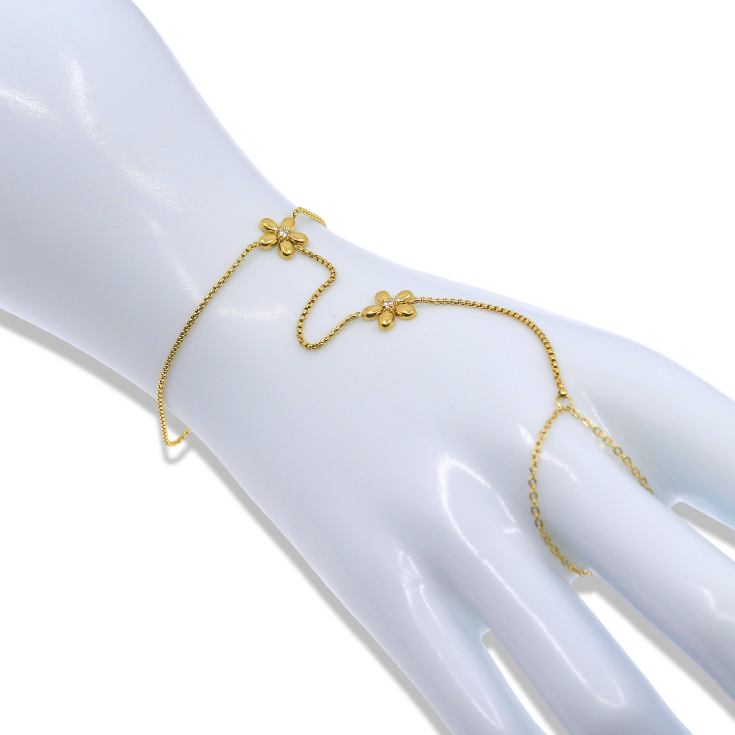 GOLD FLOWERHAND CHAIN
