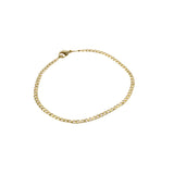 Mini Cuban link bracelet for women in gold, dainty and elegant everyday jewelry accessory