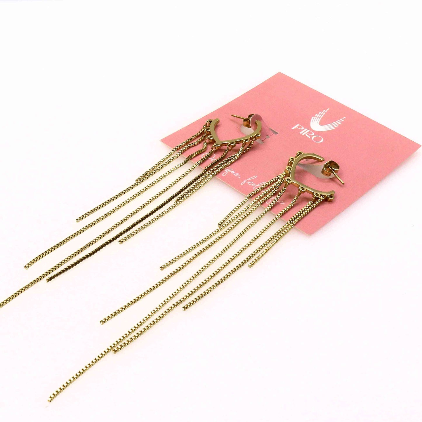 CHANDELIER LOVE LONG EARRING