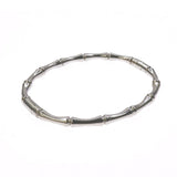 Steel bangle with STEEL BAMBU BANGLE-inspired design and durable finish for elegant everyday wear