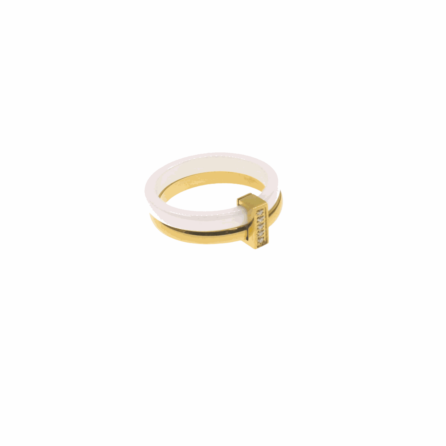 CERAMIC WHITE RING