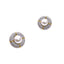 CIRCLE FULL PAVE EARRING
