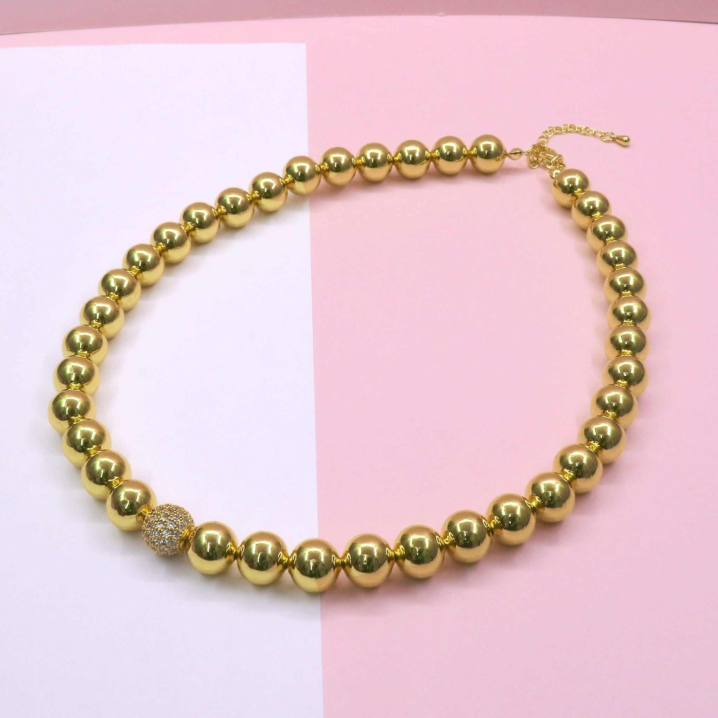 FIREBALL CHUNKY BEADS CHAIN