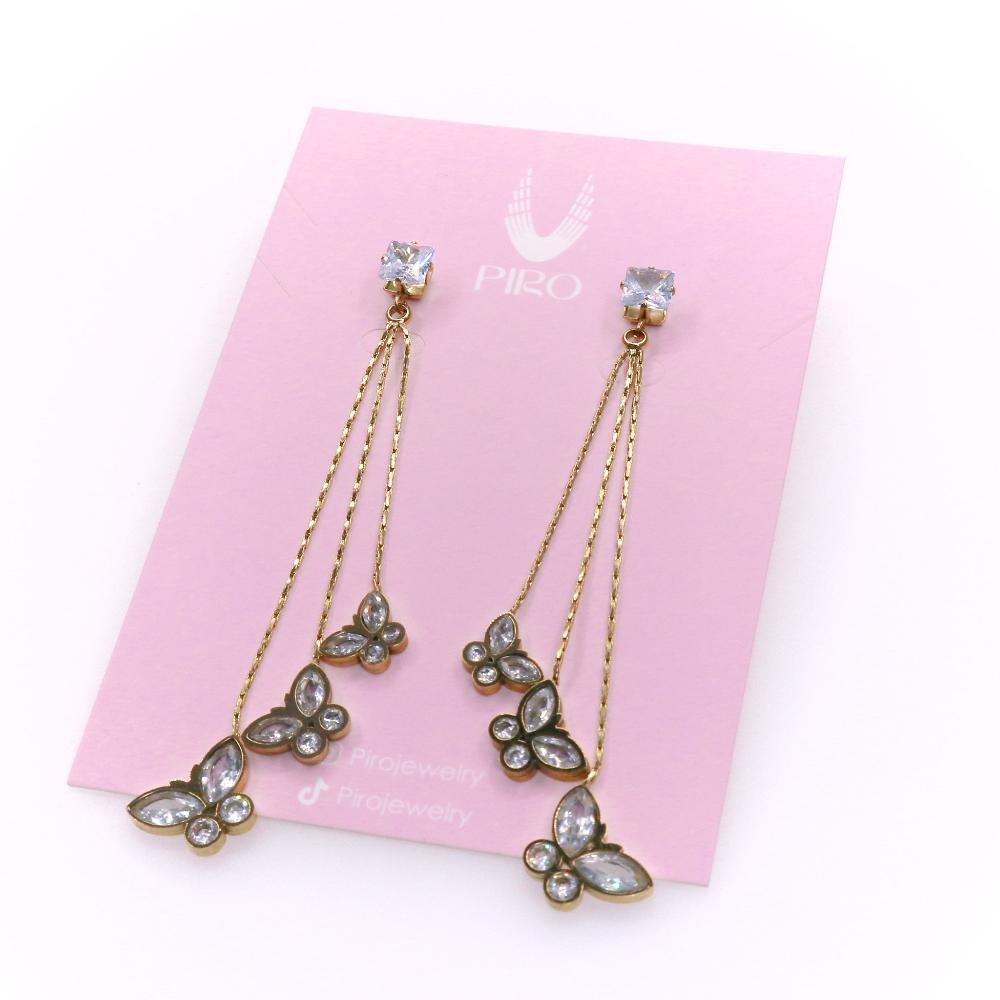 BUTTERFLY LONG EARRINGS