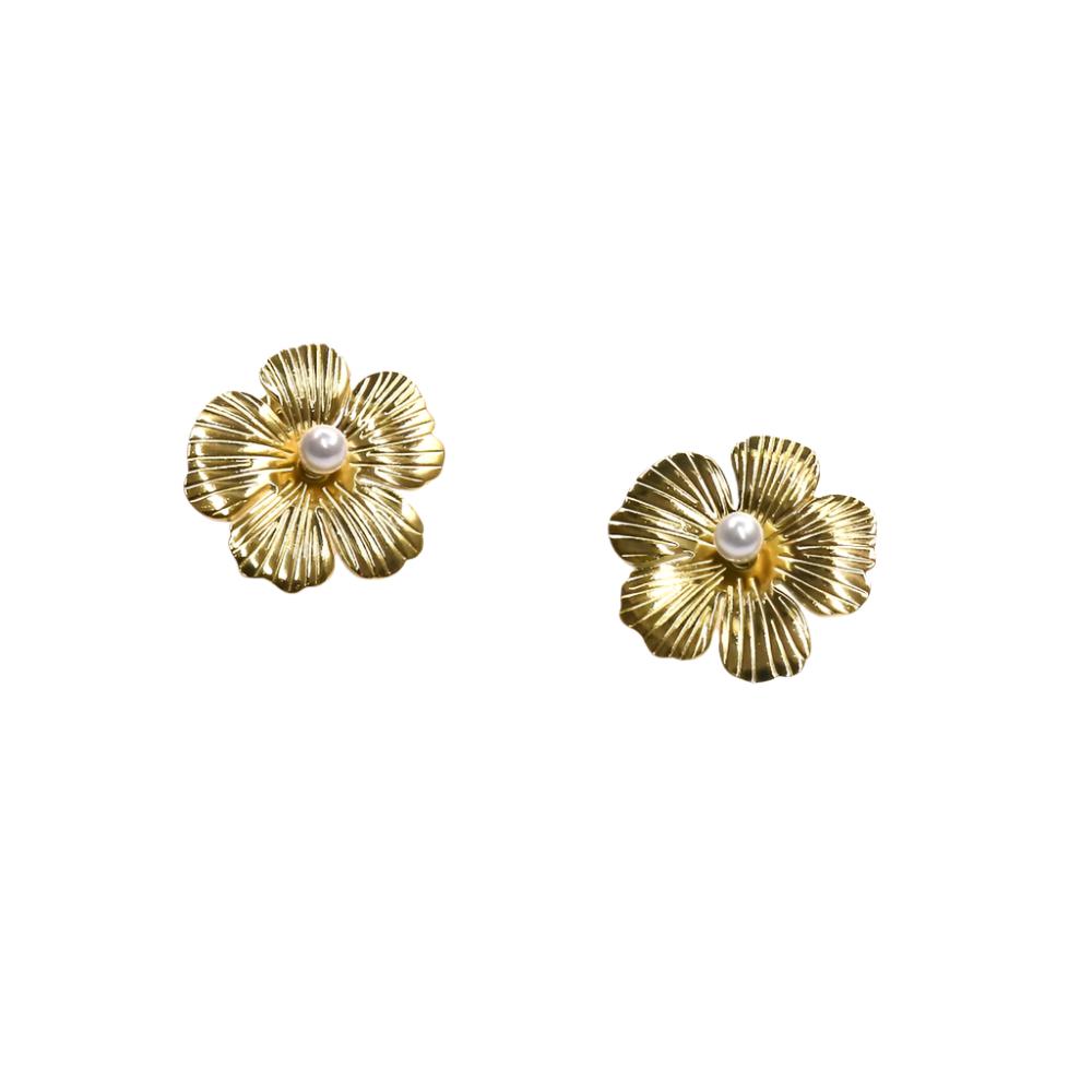 PEARL FLOR EARRING