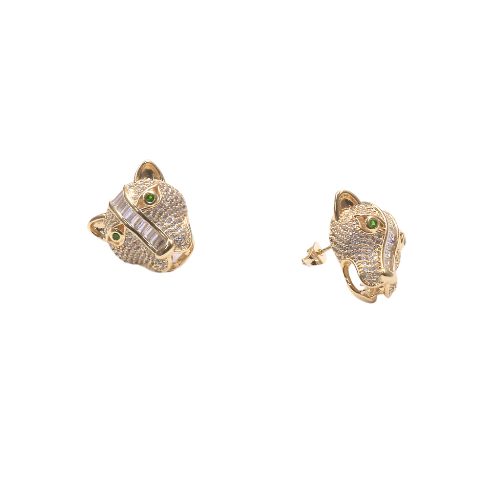 PANTHER HEAD EARRING