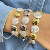 FLAT PEARLS BRACELET