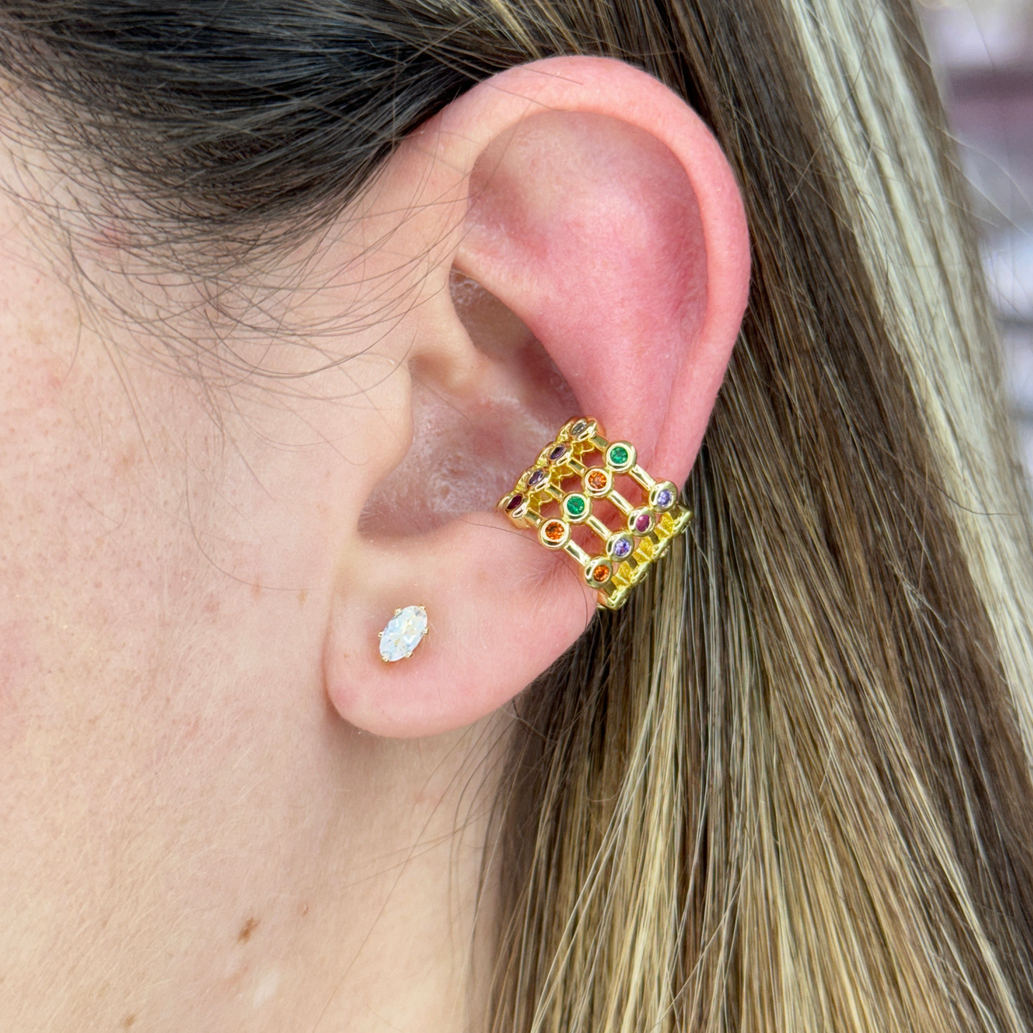 RAINBOW EARCUFF