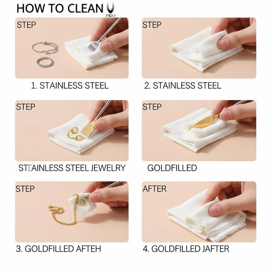 Discover How to Clean Your Stainless Steel and Goldfilled Jewelry at Home! ✨