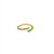 Elegant Candy Gold Ring with unique design and green accent, perfect accessory for any outfit.
