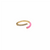 CANDY GOLD RING with elegant pink accent and sparkling design.