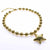 Chunky beads chain with heart, star, and big ball designs in gold color, fashionable and durable accessory.