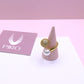 FIRE BALL & PEARL RING