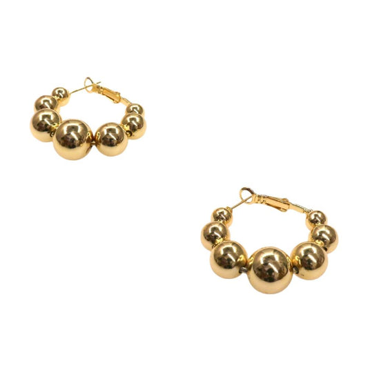 CHUNKY BEAD HOOP