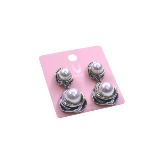 2 PEARL LONG EARRING