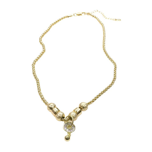 NECKLACE AND PAVE CHARM