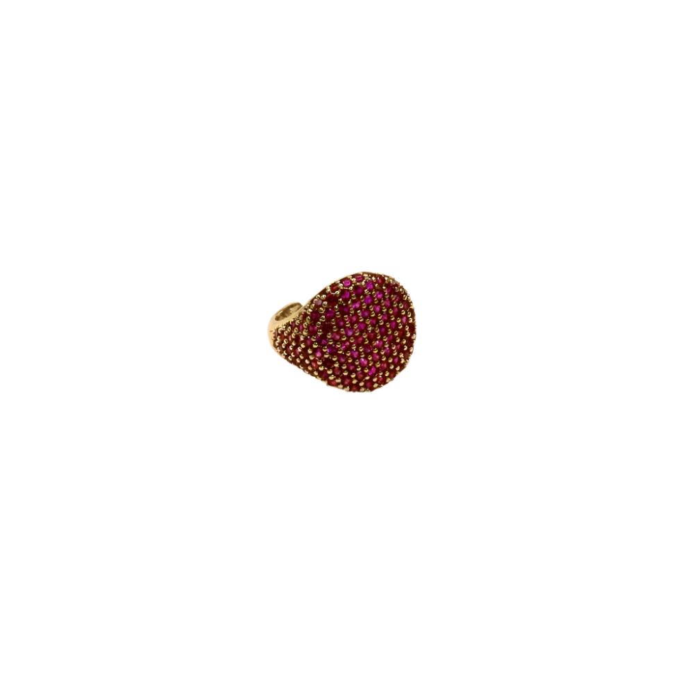 OVAL PAVE RING