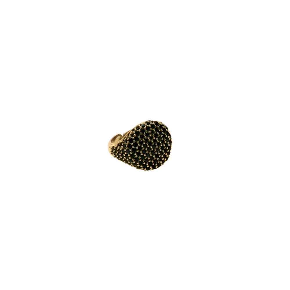 OVAL PAVE RING
