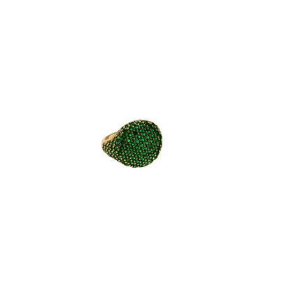 OVAL PAVE RING