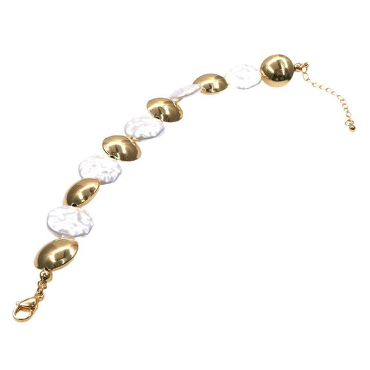 FLAT PEARLS BRACELET