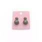 SHINE DOUBLE BEAD EARRING