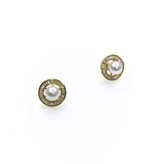 CIRCLE PAVE & PEARL