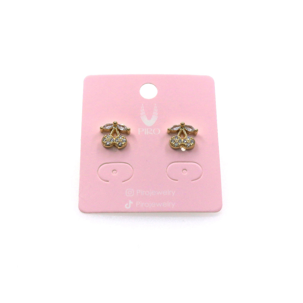 WHITE CHERRY STUD