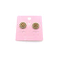 CIRCLE CLOVER STUD