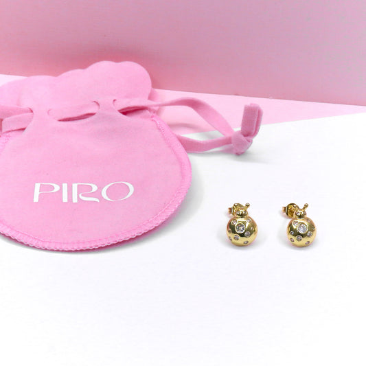 LADYBUG STUD EARRING