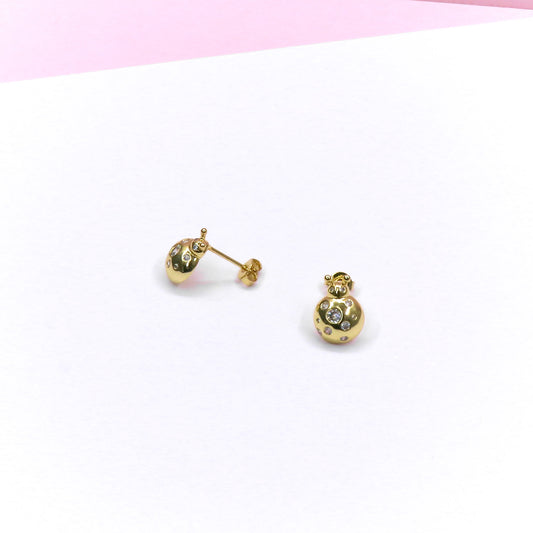 LADYBUG STUD EARRING