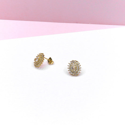 PAVE STUD EARRING